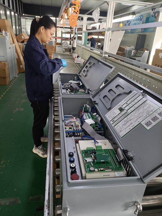 Test for control cabinet