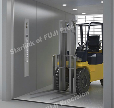 MRL/MR freight elevator