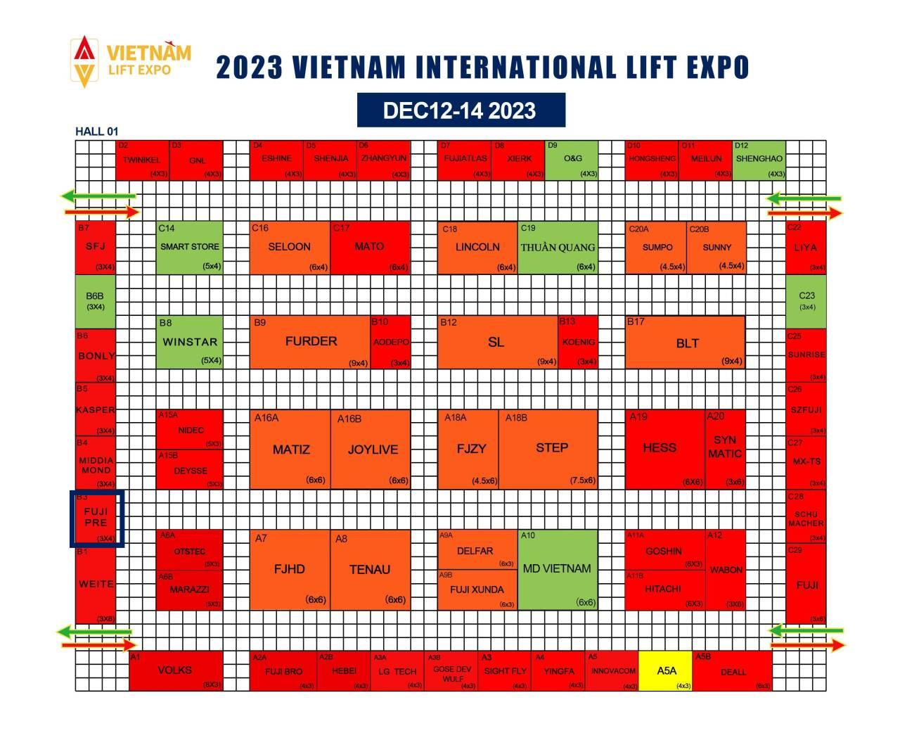 FUJI Precision Elevators to Showcase Cutting-Edge Technology at the 2023 Vietnam Elevator Exhibition