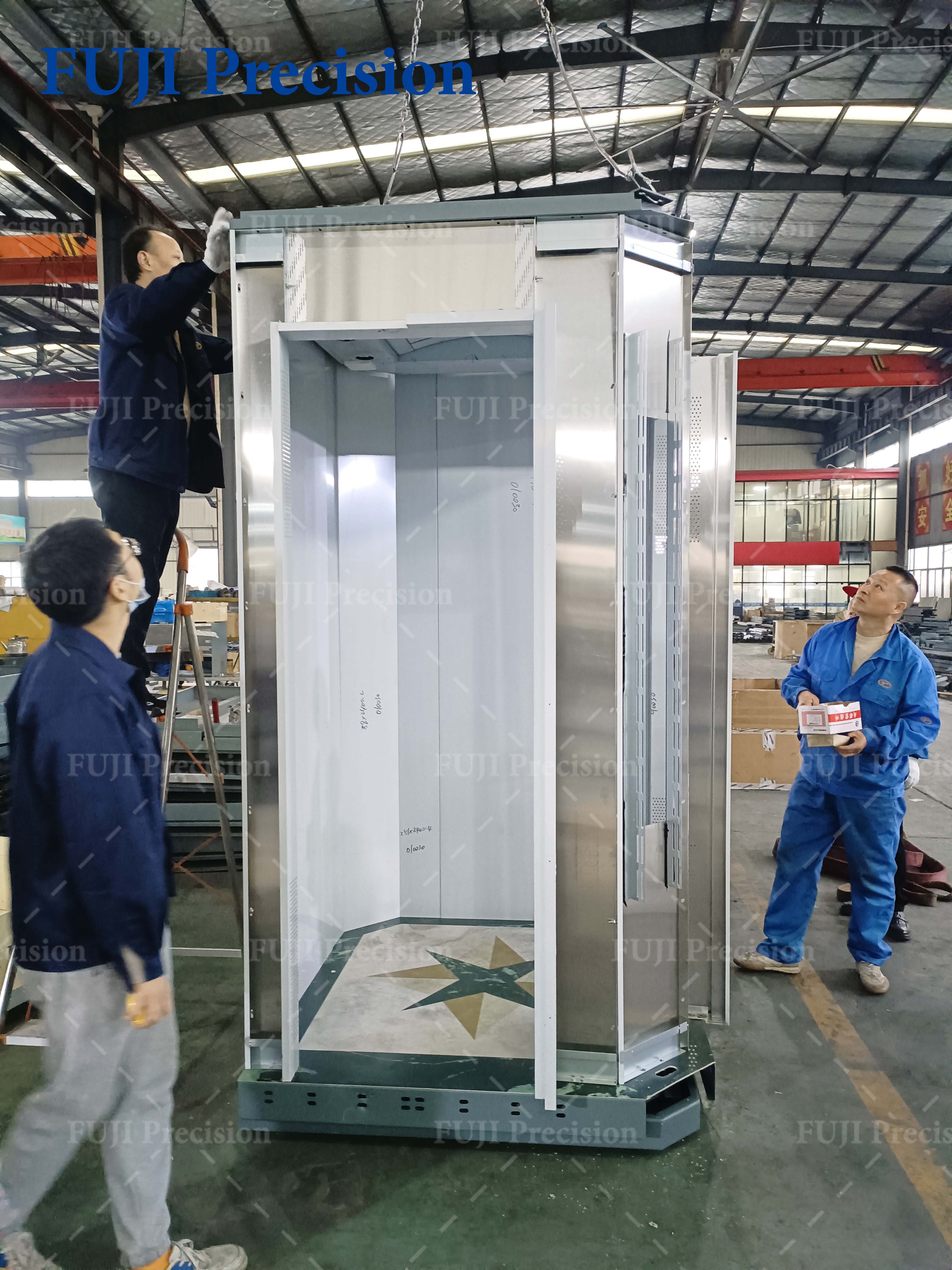 Right Angle Double Sided Door Passenger Elevator