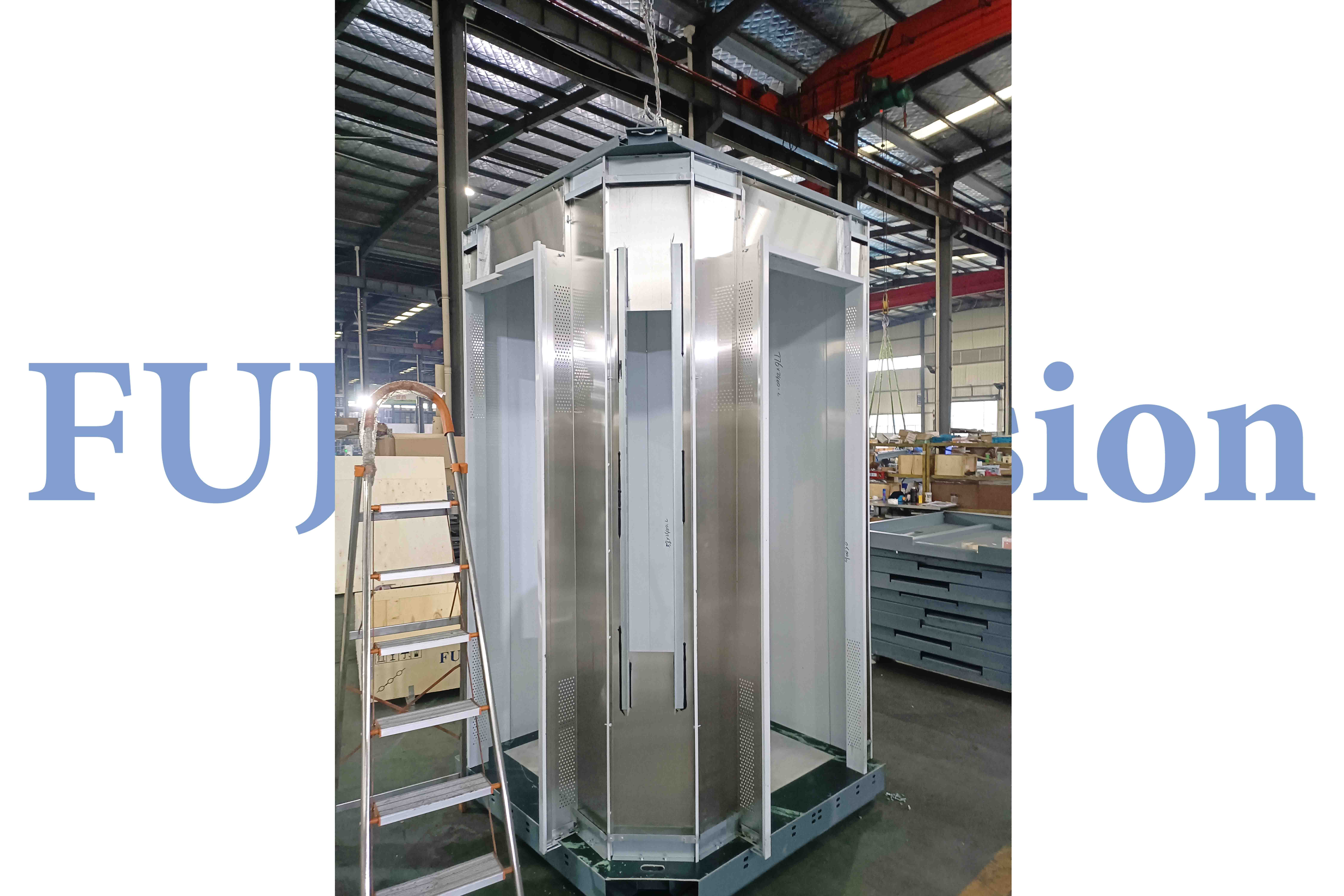 Right Angle Double Sided Door Passenger Elevator