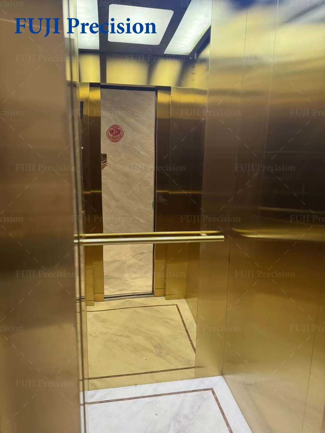 An elevator door that won't close when the wind blows?