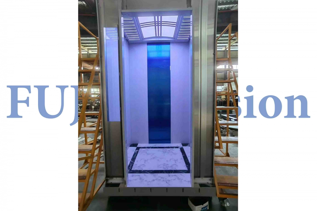 Elevator ready for shipment to Kenya, final commissioning at the factory~~
