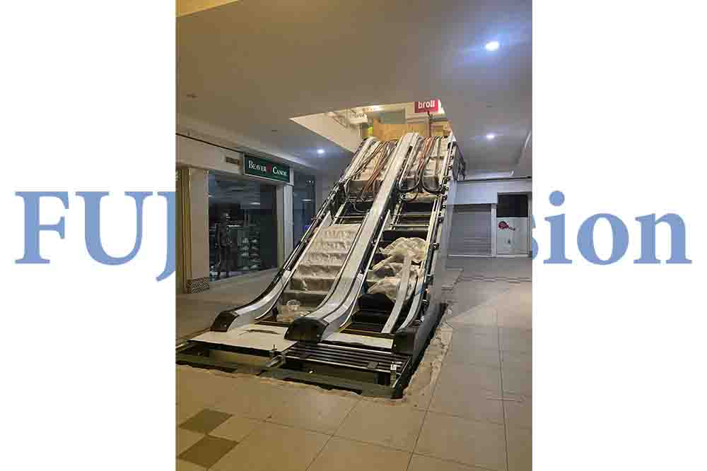 FUJI Precision's escalator