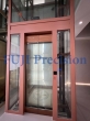 Bronze stainless steel glass elevator