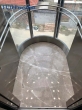 Semicircular sightseeing villa elevator