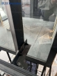 Black titanium elevator in Suzhou elevator showroom, China