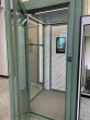 Home elevator with sliding door