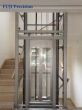 White alloy aluminum structure Elevator in Indonesia